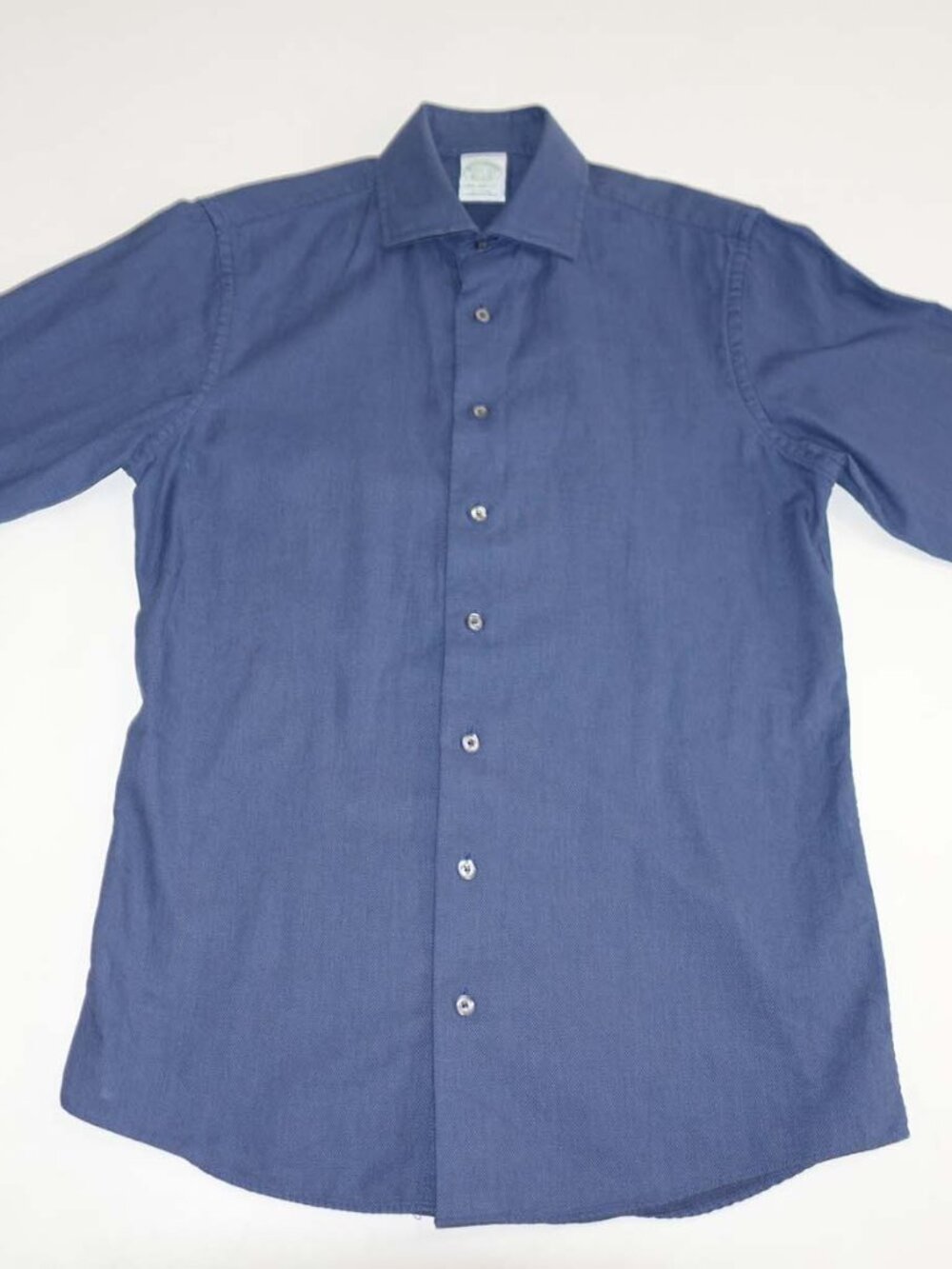 Brooks Brothers Men's Milano Fit Dress Shirt 14.5 - 32 Long Sleeves 100% Cotton